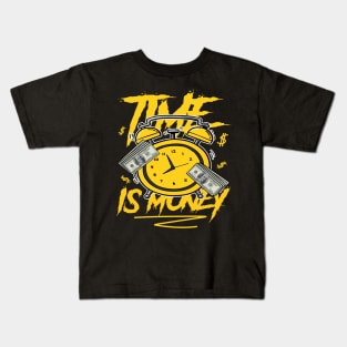 Time Is Money Drip Kids T-Shirt